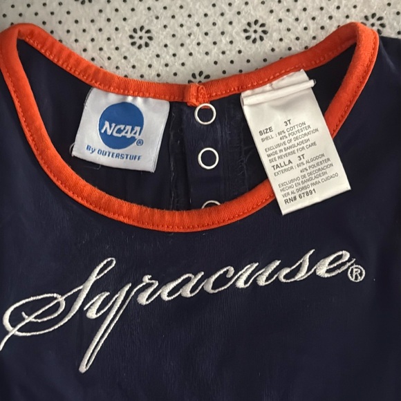 🛍 NCAA Blue and Orange Casual Dress Cheerleader Style SIZE  3T - Picture 4 of 5